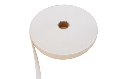 Creped sewing paper white