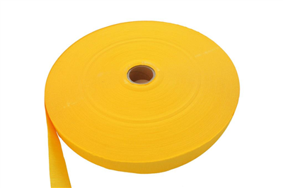 Creped sewing paper yellow