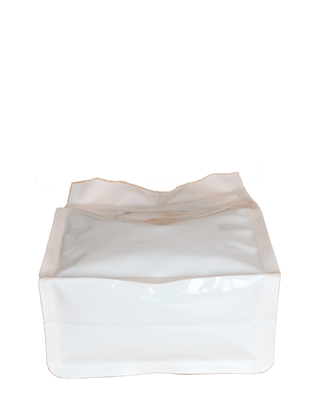 Laminated bags white