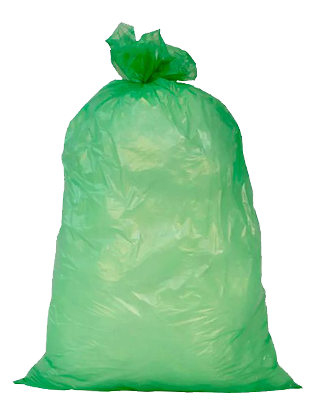 LDPE bags green