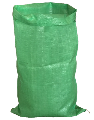 Polypropylene bags green