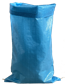 Polypropylene bags blue
