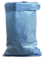 Polypropylene bags blue/white