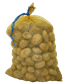 Rondgeweven zakken geel